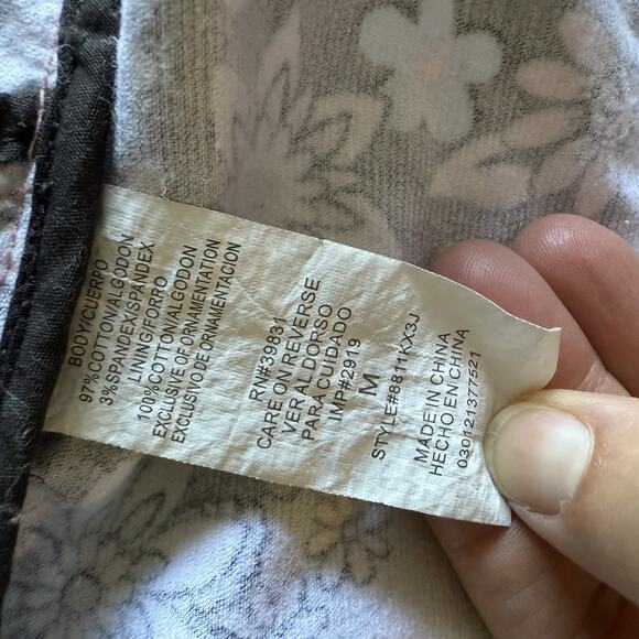 My Michelle Floral Paisley Corduroy Blazer Womens Jacket Y2K Boho Retro Coat M - Picture 8 of 8